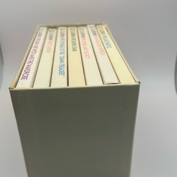 Vintage The Chronicles of Narnia 7 Book Box Set by C S Lewis 1978 Paperback - Picture 6 of 13